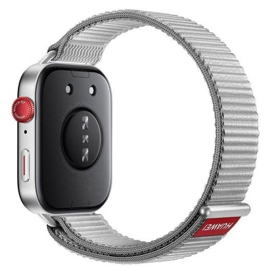 Huawei Watch Fit 3 Bluetooth GPS NFC 43mm AMOLED Argent Gris Taille Unique Étanche 5ATM SpO2 Pulsomètre