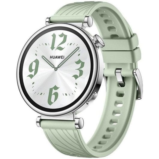 Huawei WATCH GT 4 Bluetooth GPS NFC 41mm AMOLED Argent Vert Taille Unique Étanche 5ATM SpO2 Pulsomètre