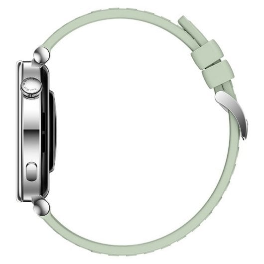 Huawei WATCH GT 4 AMOLED 41mm Reloj Smartwatch Plata con Correa de Fluoroelastómero Verde