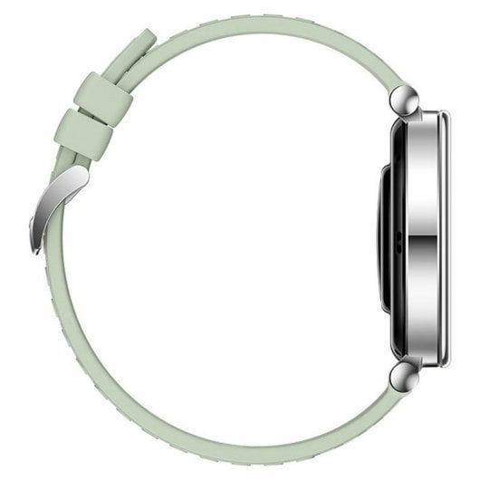 Huawei WATCH GT 4 AMOLED 41mm Reloj Smartwatch Plata con Correa de Fluoroelastómero Verde