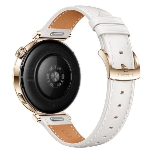 Huawei Watch GT 5 Bluetooth NFC 41mm AMOLED Gold Weiß M IP69K 5ATM SpO2 Pulsmesser Schlaftracking