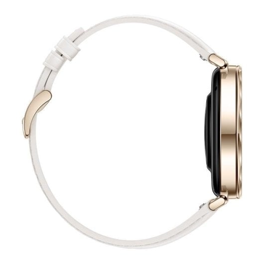 Huawei Watch GT 5 Bluetooth NFC 41mm AMOLED Gold Weiß M IP69K 5ATM SpO2 Pulsmesser Schlaftracking