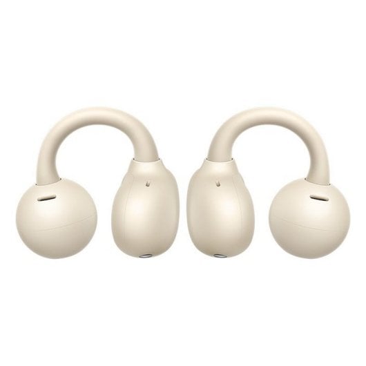 Huawei FreeClip Auriculares Open-ear Bluetooth con Estuche de Carga Inalámbrica Beige