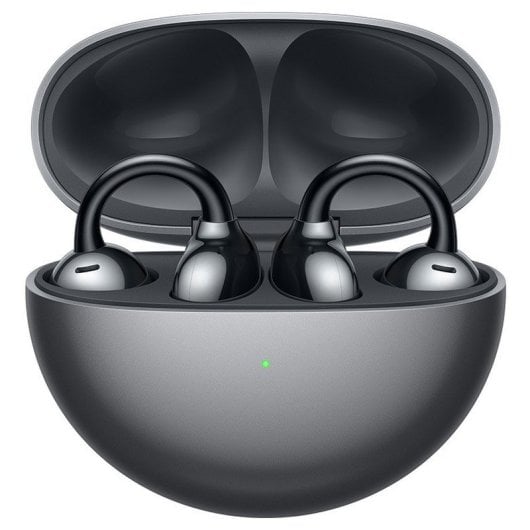 Huawei FreeClip Auriculares Open-ear Bluetooth con Estuche de Carga Inalámbrica Negro