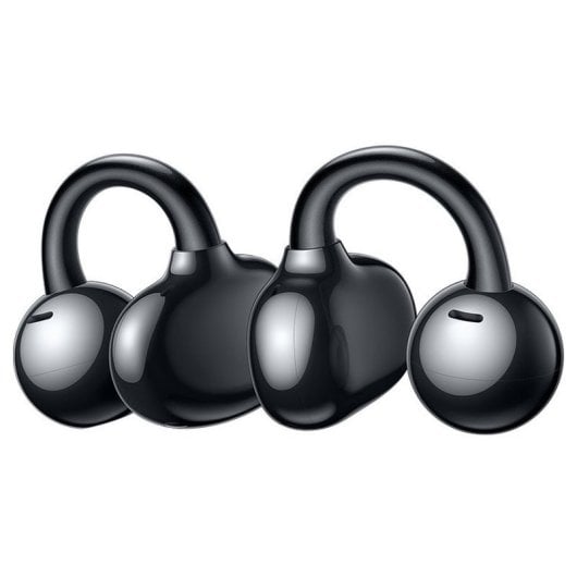 Huawei FreeClip Auriculares Open-ear Bluetooth con Estuche de Carga Inalámbrica Negro