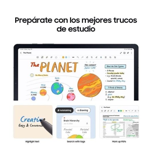 Samsung Galaxy Tab S6 Lite 2024 10.4" 4GB/64GB Wi-Fi Gris Versión Importada EU