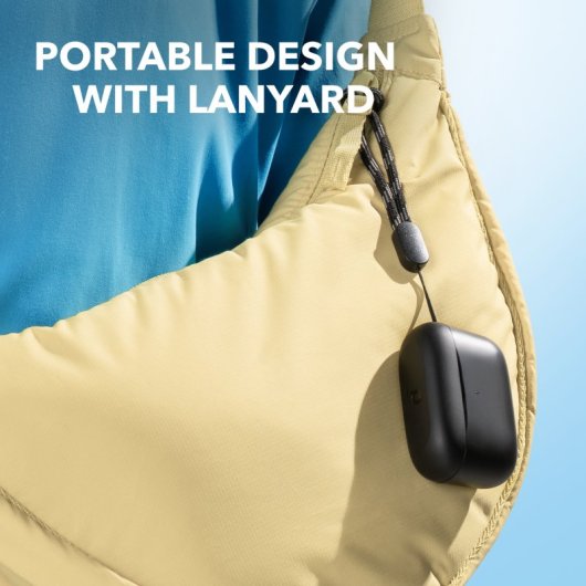 Casque sans fil Soundcore A25i V2 avec étui de chargement noir