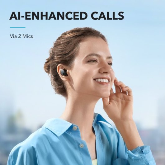 Casque sans fil Soundcore A25i V2 avec étui de chargement noir