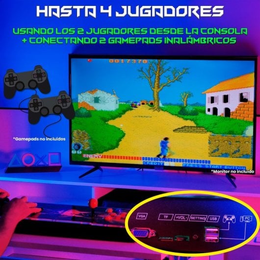 UnicView Pandora Box Extreme con 11000 Juegos, Joysticks y Botones Arcade