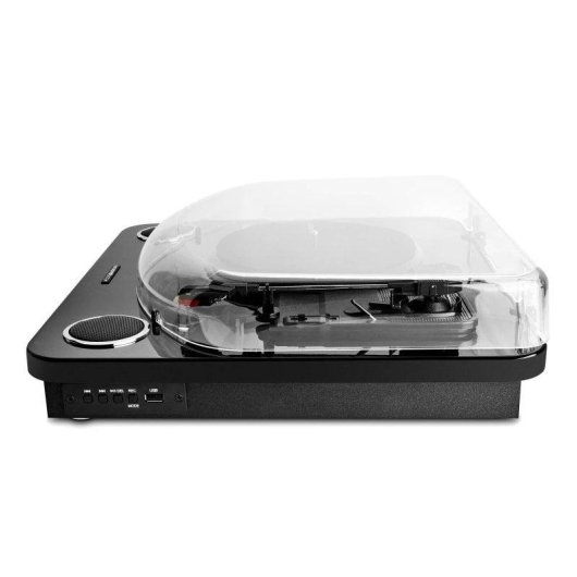 Tocadiscos Energy Sistem BlackSpin 10 W Bluetooth USB-MP3 tracción por correa negro