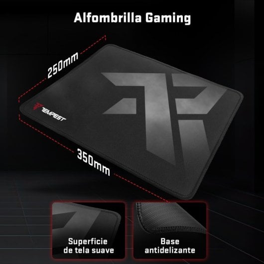 Tempest Combo 3100 PRO RGB Teclado + Ratón + Auriculares + Alfombrilla