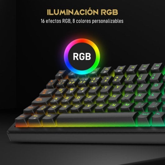 Forgeon Meteor Teclado Gaming Wireless RGB 98% Negro