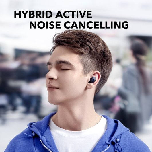 Soundcore Dot 3i V2 Auriculares Sem Fios com Cancelamento Ativo de Ruído Pretos