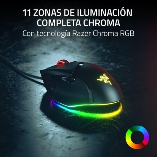 Razer Basilisk V3 35K Ratón Gaming Óptico RGB 35000 DPI Negro