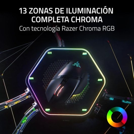 Razer Basilisk V3 Pro 35K Ratón Gaming Óptico Inalámbrico RGB 35000 DPI Negro