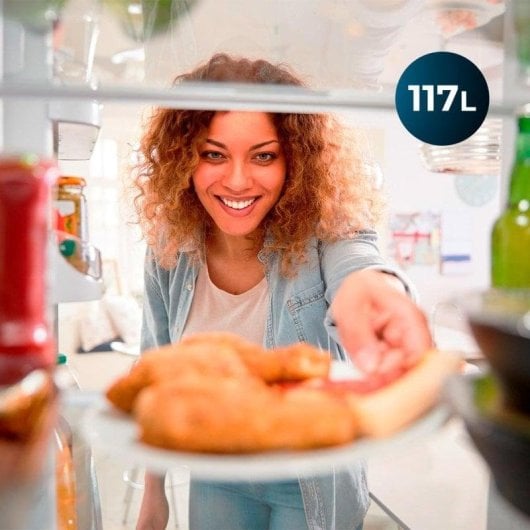 Frigorifero Combi Cecotec Bolero CoolMarket Combi 117 DF White E Defrost 114cm 117L E Bianco