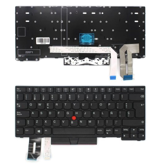 Laptop-Tastatur mit Hintergrundbeleuchtung für Lenovo ThinkPad T480s T490 T495 L480 L380 L390