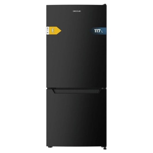 Frigorífico Combi Cecotec Bolero CoolMarket Combi 117 DF Black E Defrost 114cm 117L E Preto