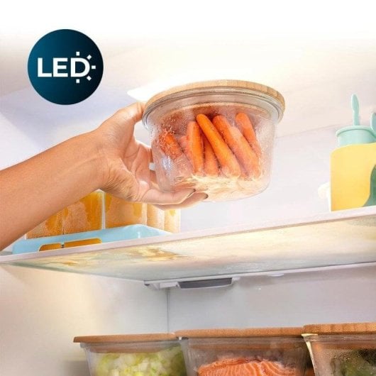 Frigorífico Combi Cecotec Bolero CoolMarket Combi 117 DF Black E Defrost 114cm 117L E Preto