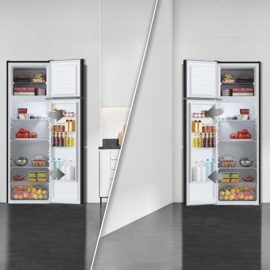 Frigorífico Dois Portas Cecotec Bolero CoolMarket 2D 261 Black E Defrost 169cm 261L E Preto