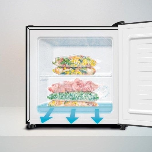 Cecotec Bolero CoolMarket TT 31 Dual Black E Frigorífico Mini Convertible en Congelador E Negro