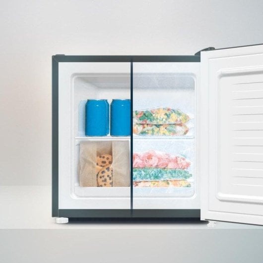 Frigorífico Mini Cecotec Bolero CoolMarket TT 31 Dual Grey Glass E Defrost 49cm 31L E Cinzento