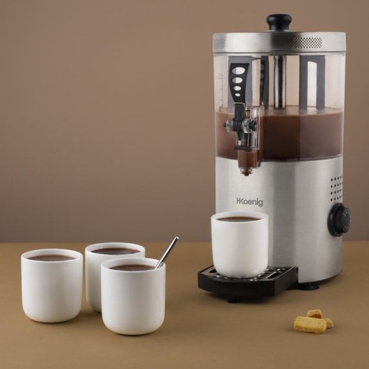 H.koenig SHK800 Heißschokoladenspender, 3 l, 1200 W