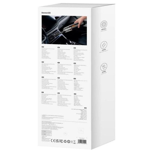 Baseus A2pro 6000pa Mini Akku-Staubsauger Schwarz