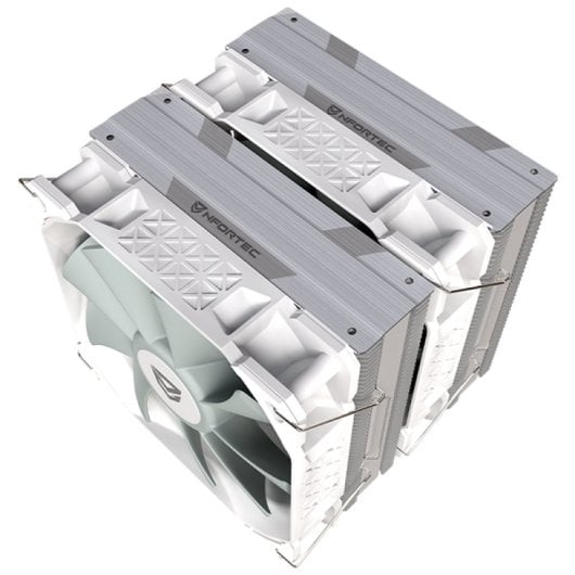 Nfortec Sculptor X2 Cooler de CPU 2x120mm ARGB TDP até 240W Branco