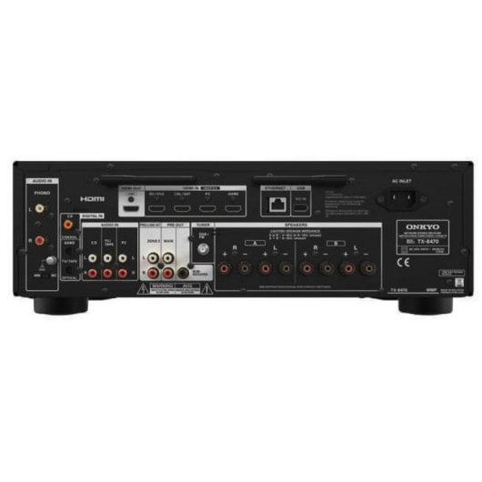 Récepteur AV stéréo Onkyo TX-8470 140 W par canal Noir