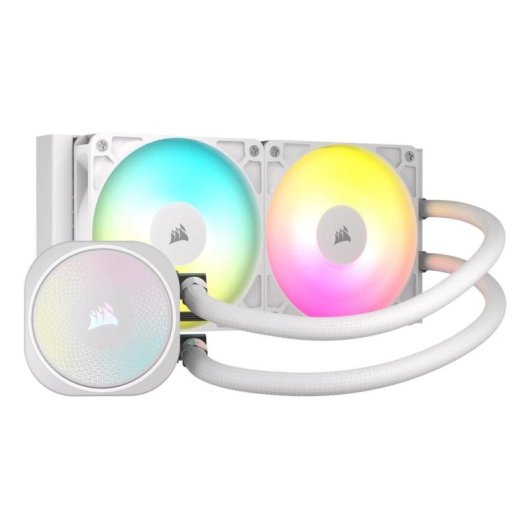 Refrigeración Líquida Corsair Nautilus 240 RS ARGB 240mm 2 Ventilateurs Blanc