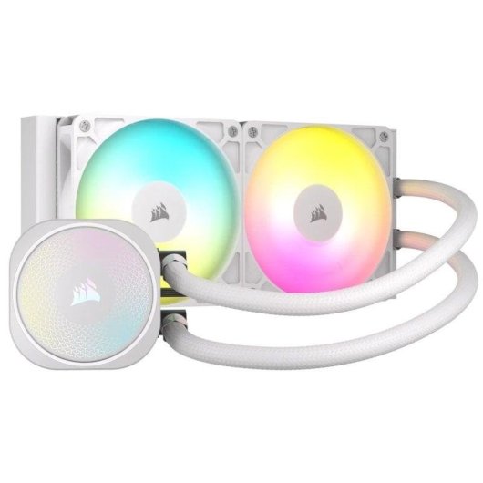 Refrigeración Líquida Corsair Nautilus 240 RS ARGB 240mm 2 Ventilateurs Blanc