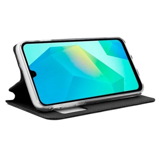 Cool Funda Flip Cover Liso Negro para Samsung Galaxy A16 / A16 5G