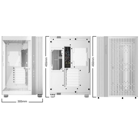 Soyez silencieux! LIGHT BASE 600 DX ARGB Midi Tower ATX Double Verre Trempé USB-C Blanc