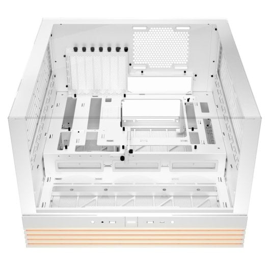 Soyez silencieux! LIGHT BASE 600 DX ARGB Midi Tower ATX Double Verre Trempé USB-C Blanc