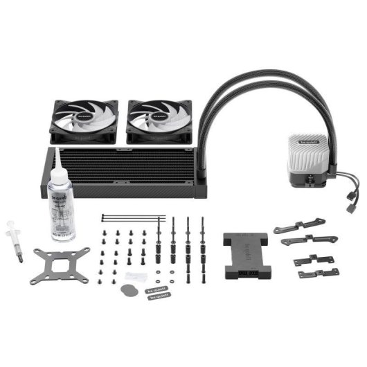 Refrigeration Liquide be quiet! LIGHT LOOP ARGB 240mm 2 Ventilateurs Noir