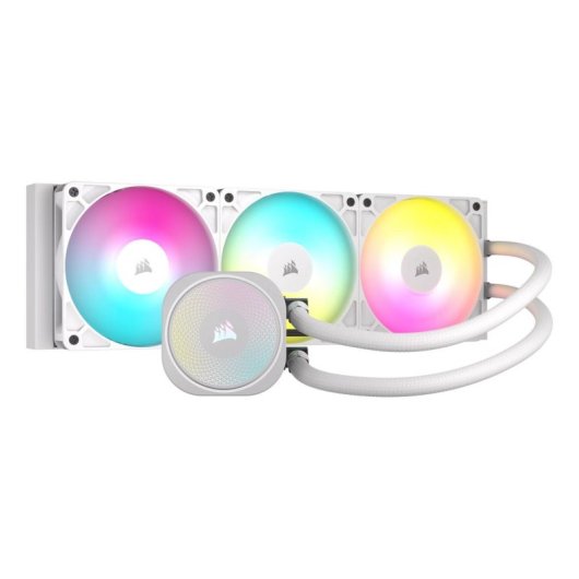 Refrigerazione Liquida Corsair NAUTILUS 360 RS ARGB 360mm 3 Ventole Bianco