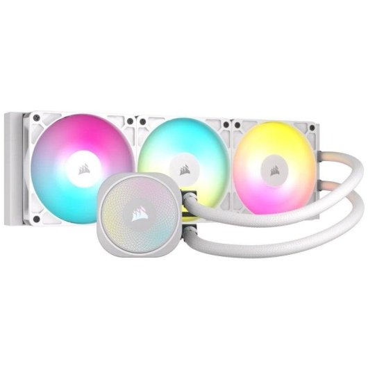 Refrigerazione Liquida Corsair NAUTILUS 360 RS ARGB 360mm 3 Ventole Bianco