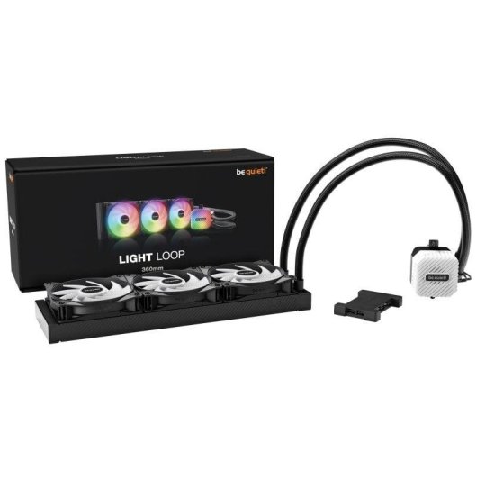 Refrigeration Liquide be quiet! LIGHT LOOP ARGB 360mm 3 Ventilateurs Noir