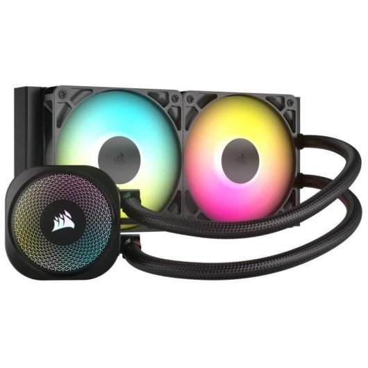 Corsair NAUTILUS 240 RS ARGB Kit Refrigeración Líquida 240mm Negro