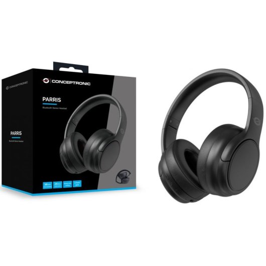 Conceptronic PARRIS03B Auriculares Inalámbricos Negros