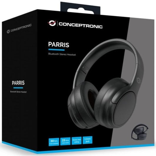 Conceptronic PARRIS03B Auriculares Inalámbricos Negros