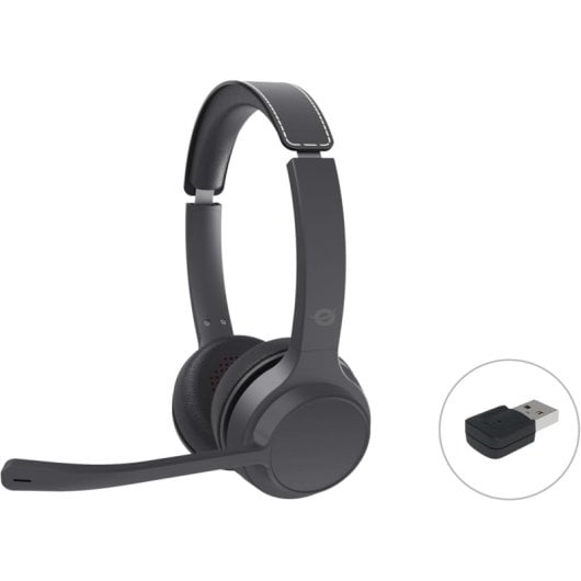 Conceptronic POLONA04BA Headset Sem Fios com Adaptador USB Preto