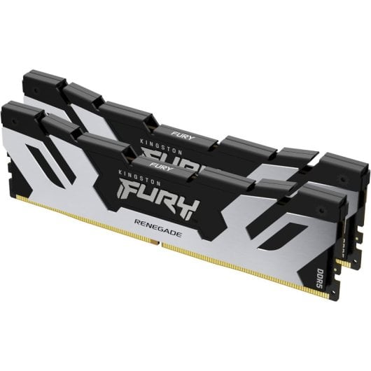Kingston Ddr5 96gb 6000mt/s Cl32 Dimm (kit da 2) Fury Renegade Silver Xmp