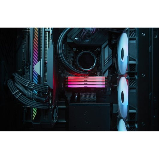 Kingston FURY Renegade RGB DDR5 6000MHz 96GB 2x48GB CL32 Plata Intel XMP