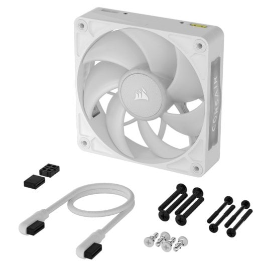 Corsair iCUE LINK RX120 MAX RGB Ventola supplementare spessa PWM da 120 mm, bianca