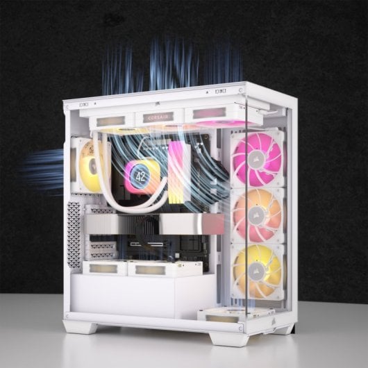 Corsair iCUE LINK RX120 MAX RGB Ventola supplementare spessa PWM da 120 mm, bianca