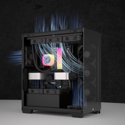 Corsair iCUE LINK RX120 MAX Thick Ventilador Suplementario PWM 120mm Negro