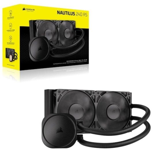 Refrigerazione Liquida Corsair Nautilus 240 RS 240mm 2 Ventole Nero