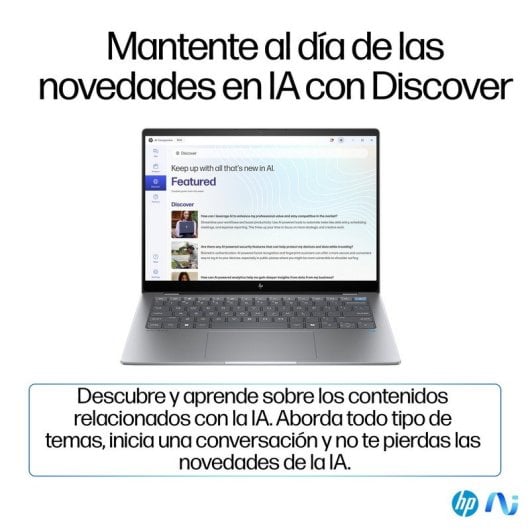 HP OmniBook X 14-fe0008ns Qualcomm Snapdragon X Elite X1E-78-100/16GB/1TB SSD/14" Táctil